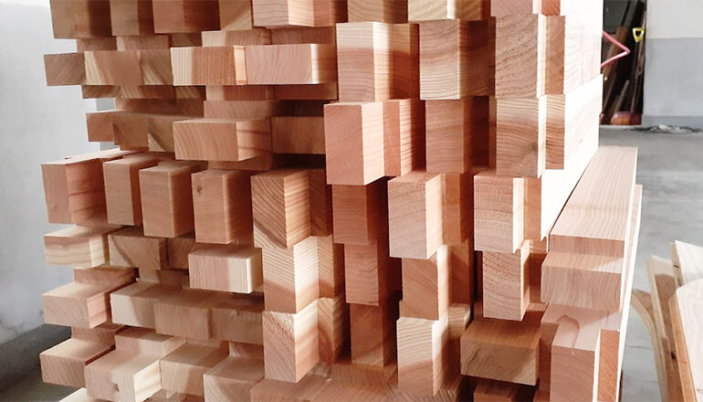 木材乾燥(自然乾燥)